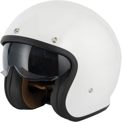 Vcan H589 Open Face Motorcycle Helmet - White