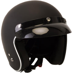 ViPER RS-05 Slim Open Face Motorcycle Helmet - Matt Black