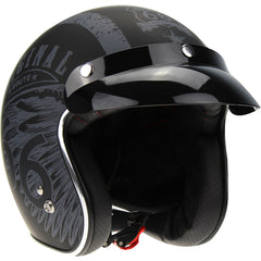 ViPER RS-05 Slim Open Face Motorcycle Helmet - Route 66