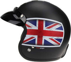ViPER RS-05 Slim Open Face Motorcycle Helmet - Union Jack Matt