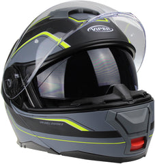 ViPER RS-V191 Flip Up Motorcycle Helmet - Raze Fluo