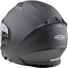 ViPER RS-V22 Open Face Motorcycle Helmet - Matt Black