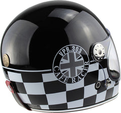 ViPER F656 Full Face Motorcycle Helmet - 59 Black/Chequer