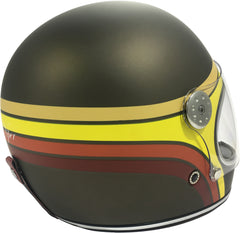 ViPER F656 Full Face Motorcycle Helmet - Rust Stripe Matt