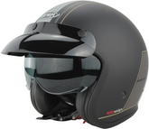 ViPER RS-V06 Plus Open Face Motorcycle Helmet - Route Matt Grey