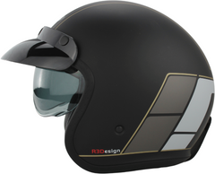 ViPER RS-V06 Plus Open Face Motorcycle Helmet - Route Matt Grey