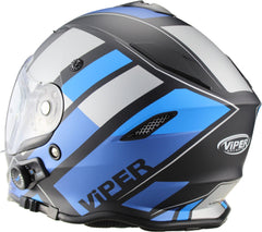 ViPER RS-V141 Full Face Motorcycle Helmet - Matt Black/Blue