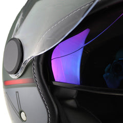 ViPER RS-V19 Open Face Motorcycle Helmet - Forza Green Matt