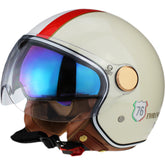 ViPER RS-V19 Open Face Motorcycle Helmet - Italy Flag