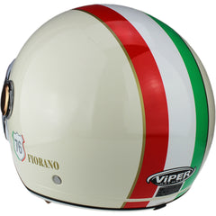 ViPER RS-V19 Open Face Motorcycle Helmet - Italy Flag