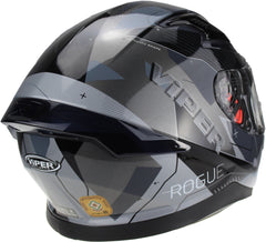 ViPER RS-V95 Full Face Motorcycle Helmet - Rogue Black/Grey