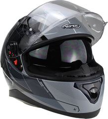 ViPER RS-V95 Full Face Motorcycle Helmet - Rogue Black/Grey