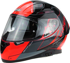 ViPER RS-V95 Full Face Motorcycle Helmet - Rogue Black/Red