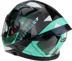 ViPER RS-V95 Full Face Motorcycle Helmet - Rogue Teal