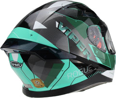 ViPER RS-V95 Full Face Motorcycle Helmet - Rogue Teal