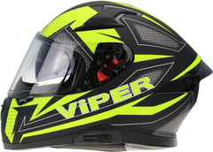 ViPER RS-V95 Full Face Motorcycle Helmet - Spirit Fluo