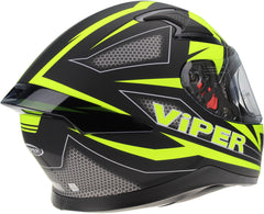 ViPER RS-V95 Full Face Motorcycle Helmet - Spirit Fluo