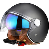 ViPER RS-V19 Open Face Motorcycle Helmet - Matt Titanium