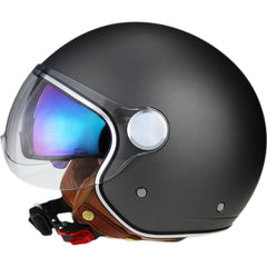 ViPER RS-V19 Open Face Motorcycle Helmet - Matt Titanium
