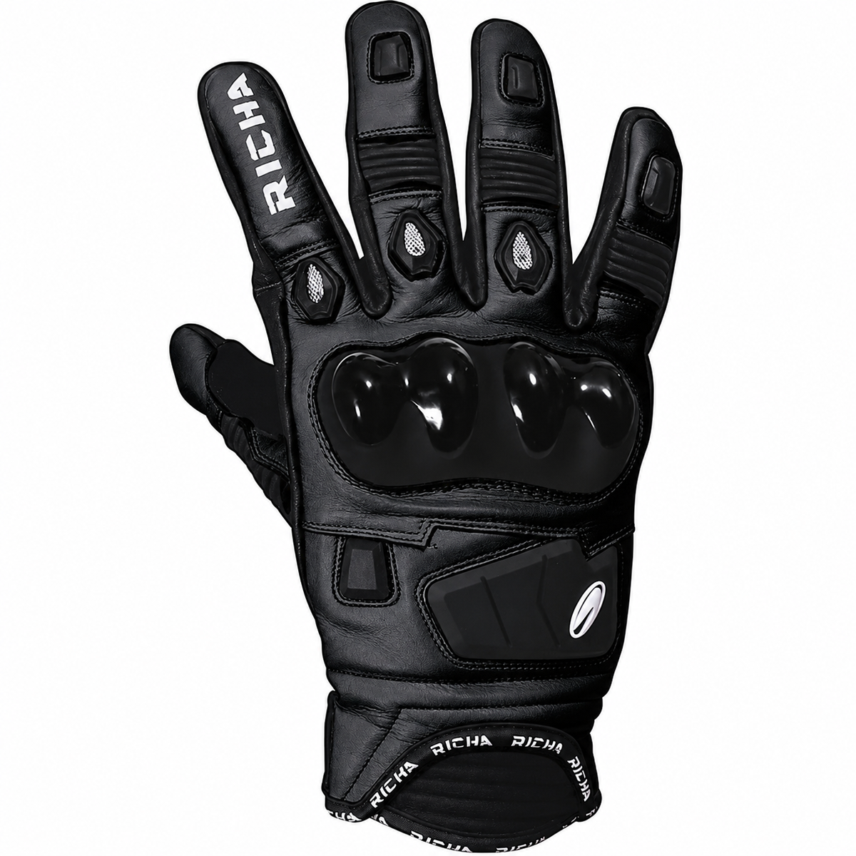 Richa Rock Motorcycle Glove - Black