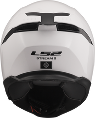 LS2 FF808 Stream II Full Face Motorcycle Helmet - Gloss White