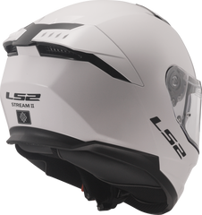 LS2 FF808 Stream II Full Face Motorcycle Helmet - Gloss White