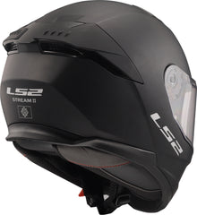 LS2 FF808 Stream II Full Face Motorcycle Helmet - Matt Black