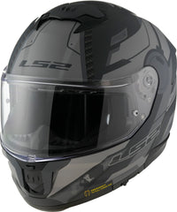 LS2 FF808 Stream II Full Face Motorcycle Helmet - Shadow Matt Titanium/Grey