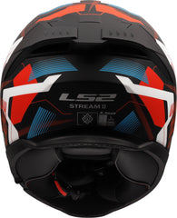 LS2 FF808 Stream II Full Face Motorcycle Helmet - Mika White/Blue/Red
