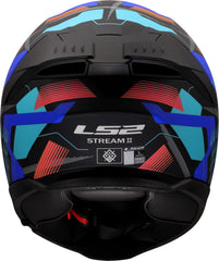 LS2 FF808 Stream II Full Face Motorcycle Helmet - Mika Black/Blue