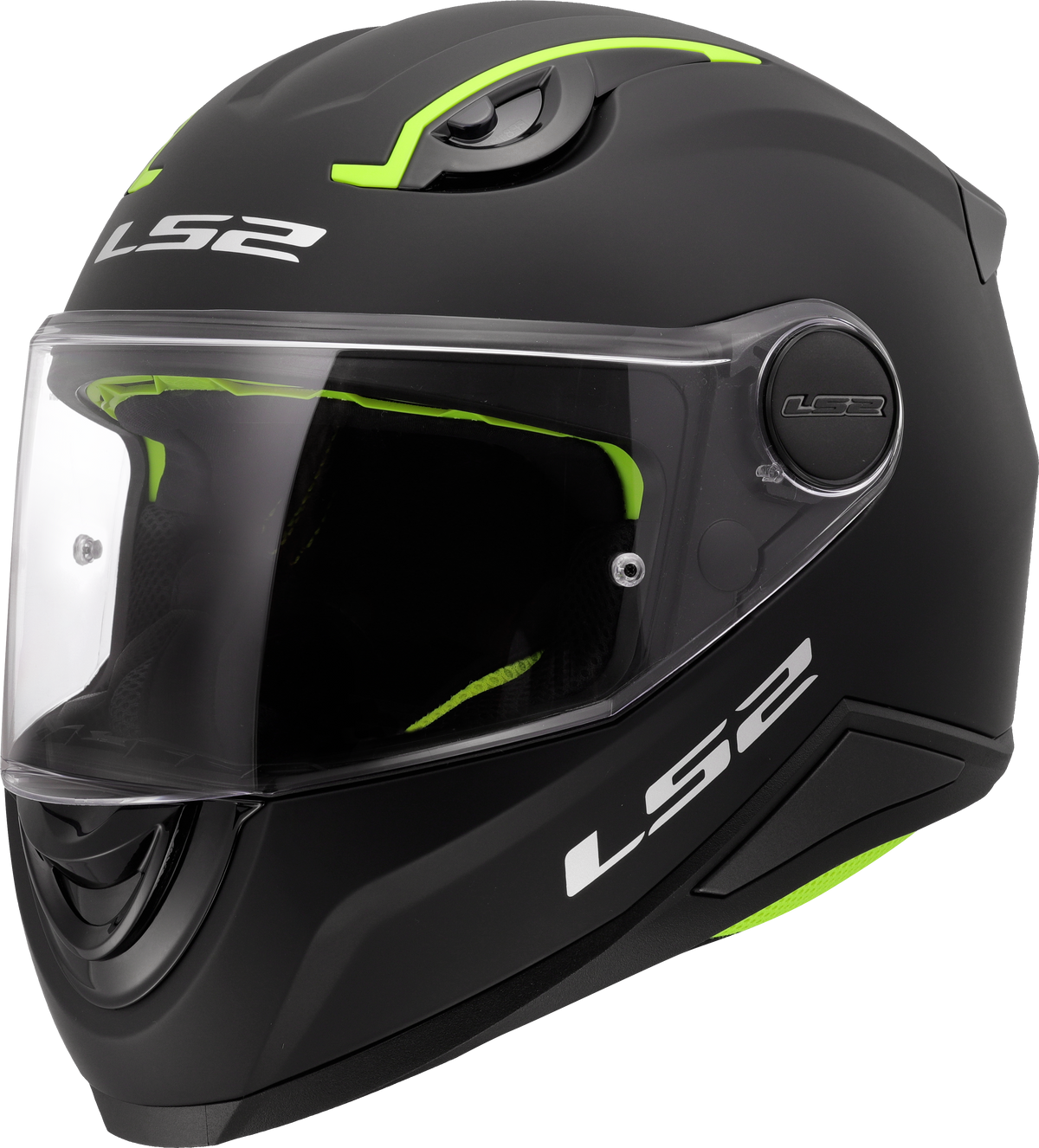 LS2 FF812 Kid Full Face Motorcycle Helmet - Solid Matt Black