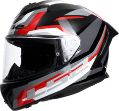 LS2 FF820 Rapid III Full Face Motorcycle Helmet - Hyper Black/Red