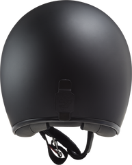 LS2 OF601 Bob II Open Face Motorcycle Helmet - Matt Black