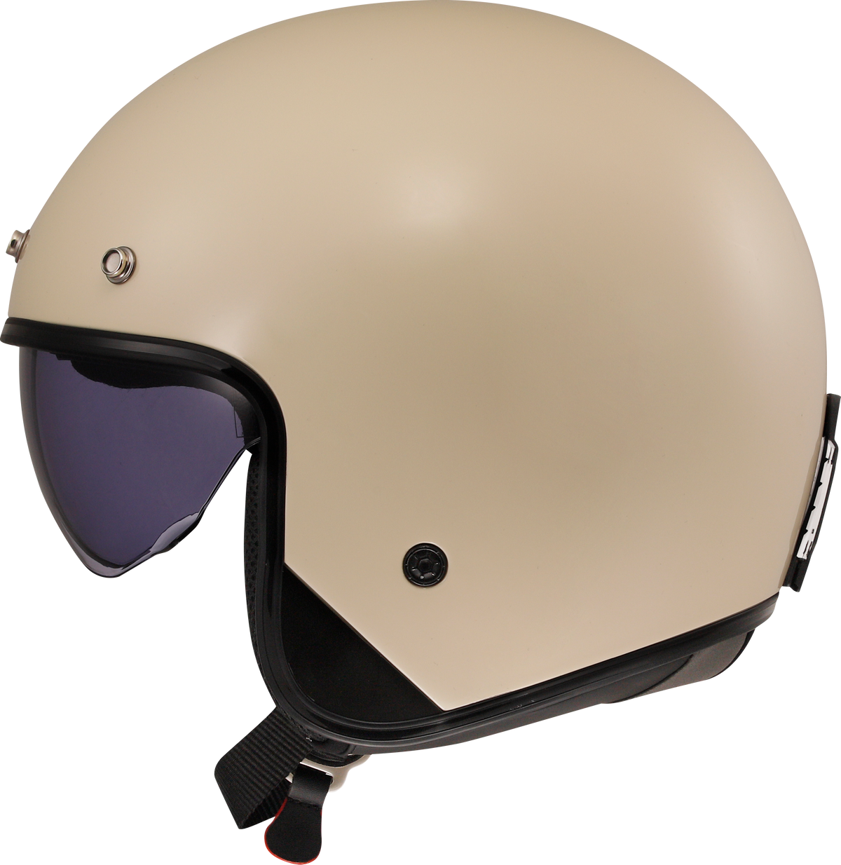 LS2 OF601 Bob II Open Face Motorcycle Helmet - Cream