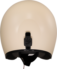 LS2 OF601 Bob II Open Face Motorcycle Helmet - Cream