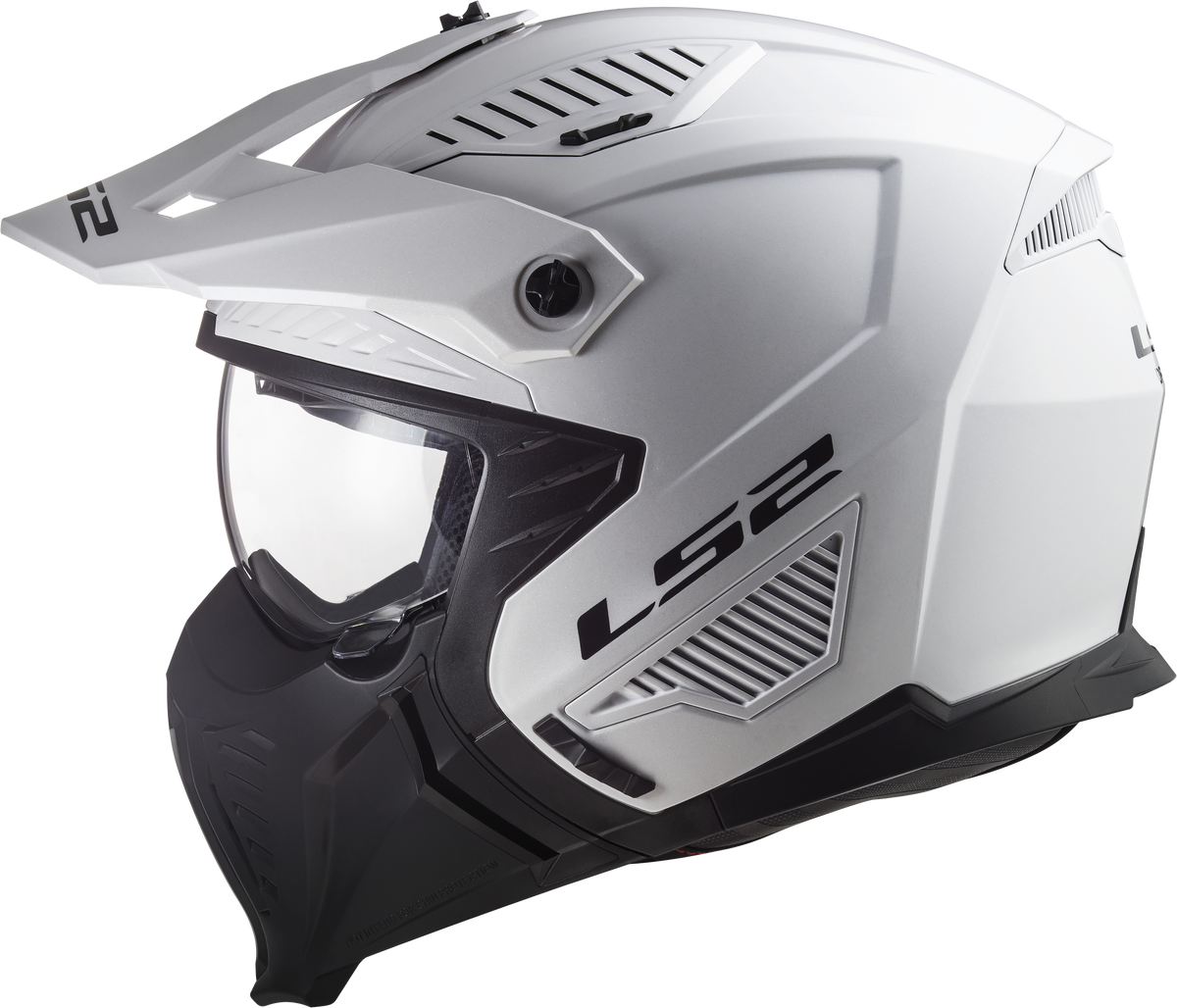 LS2 OF606 Drifter Open Face Motorcycle Helmet - White