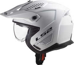 LS2 OF606 Drifter Open Face Motorcycle Helmet - White