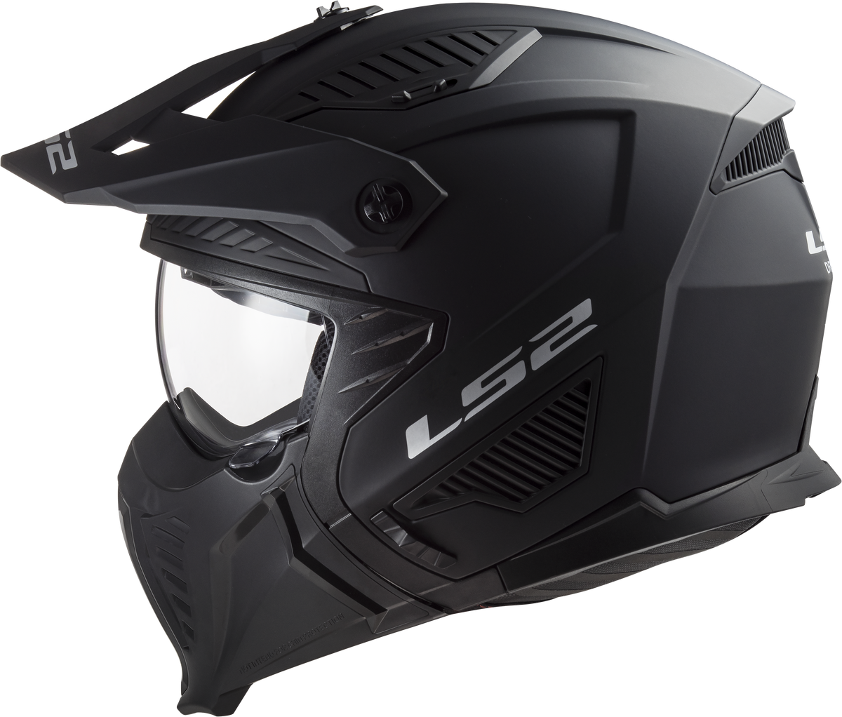 LS2 OF606 Drifter Open Face Motorcycle Helmet - Matt Black