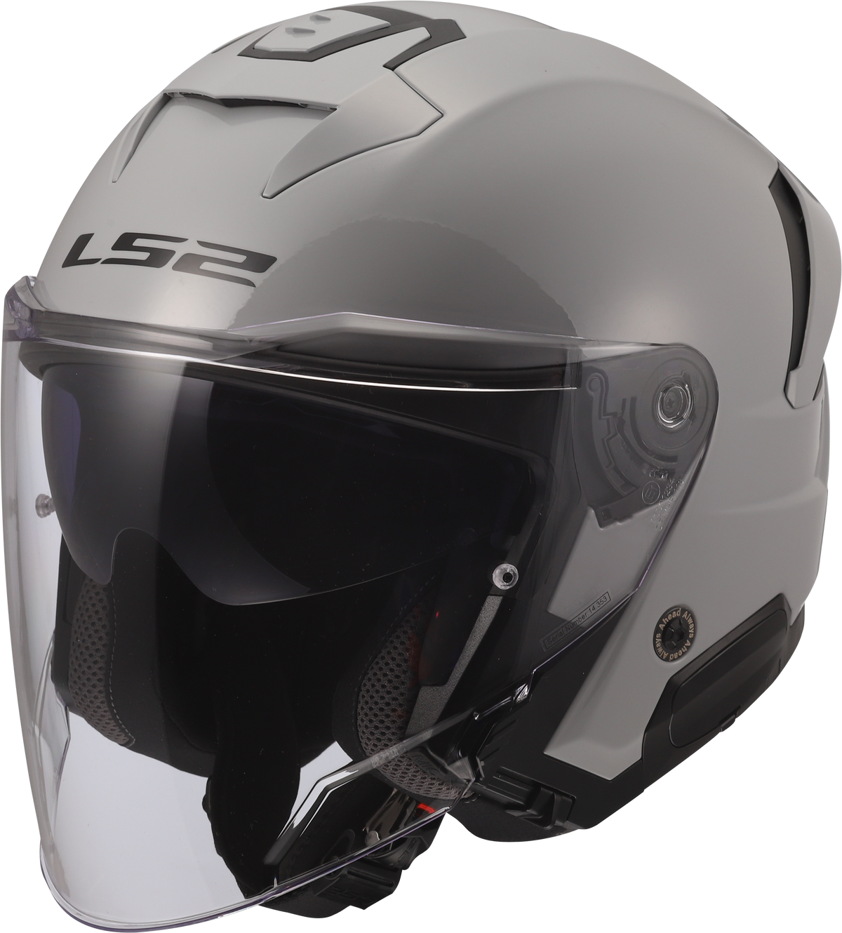 LS2 OF618 Verso II Open Face Motorcycle Helmet - Nardo Grey