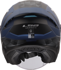 LS2 OF618 Verso II Open Face Motorcycle Helmet - Air Navy Blue