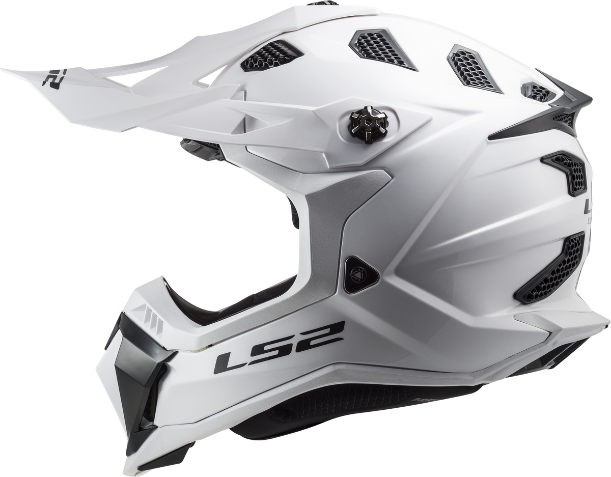 LS2 MX700 Subverter Motocross Helmet - Solid Gloss White