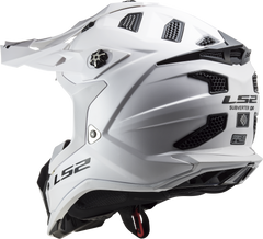 LS2 MX700 Subverter Motocross Helmet - Solid Gloss White