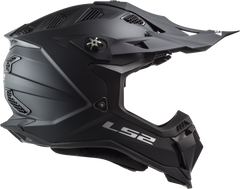 LS2 MX700 Subverter Motocross Helmet - Full Matt Black
