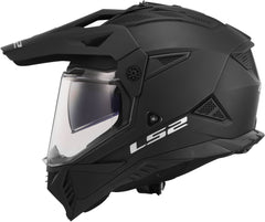 LS2 MX702 Pioneer II Adventure Motorcycle Helmet - Matt Black