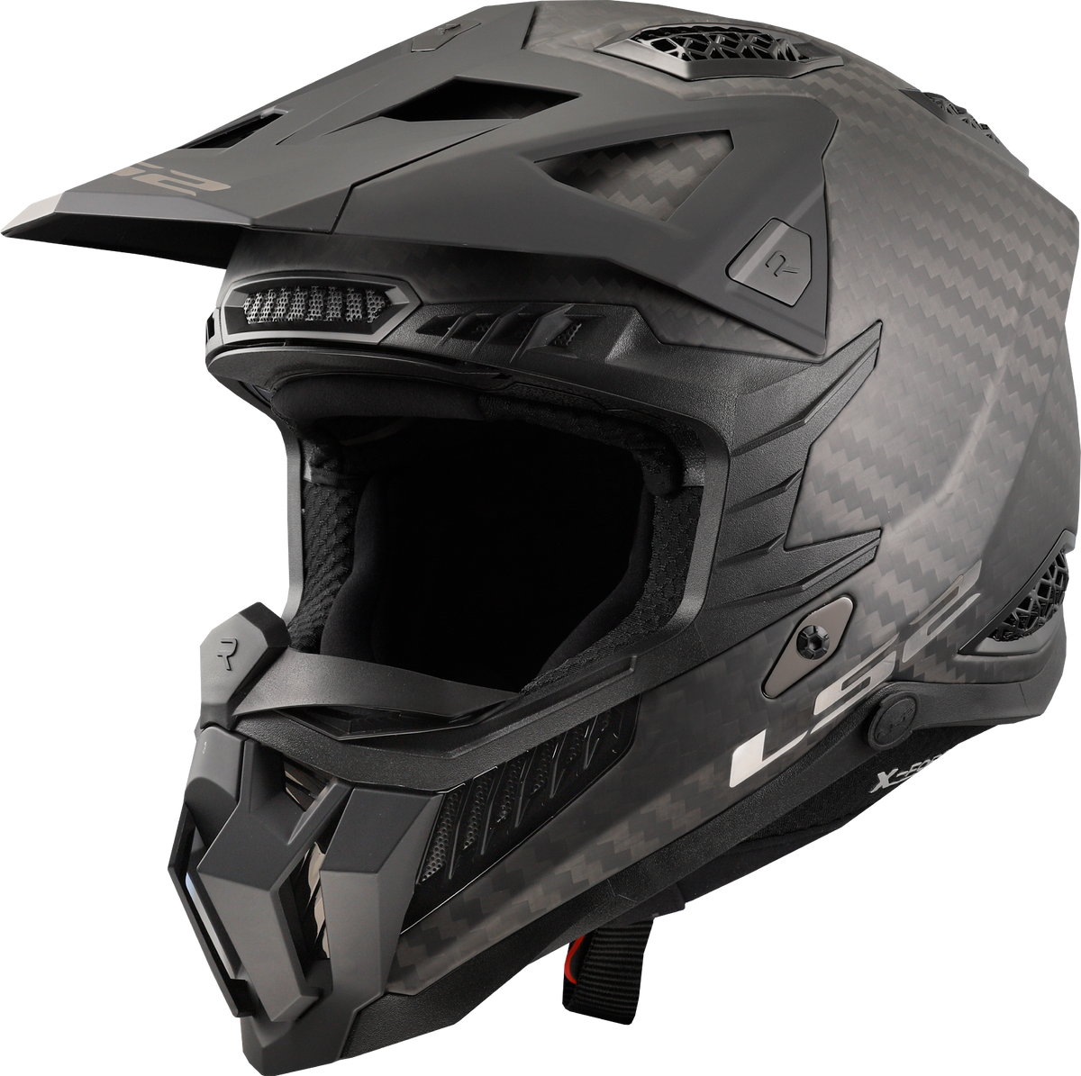 LS2 MX703 C X-Force Pro FIM Motocross Helmet - Matt Carbon