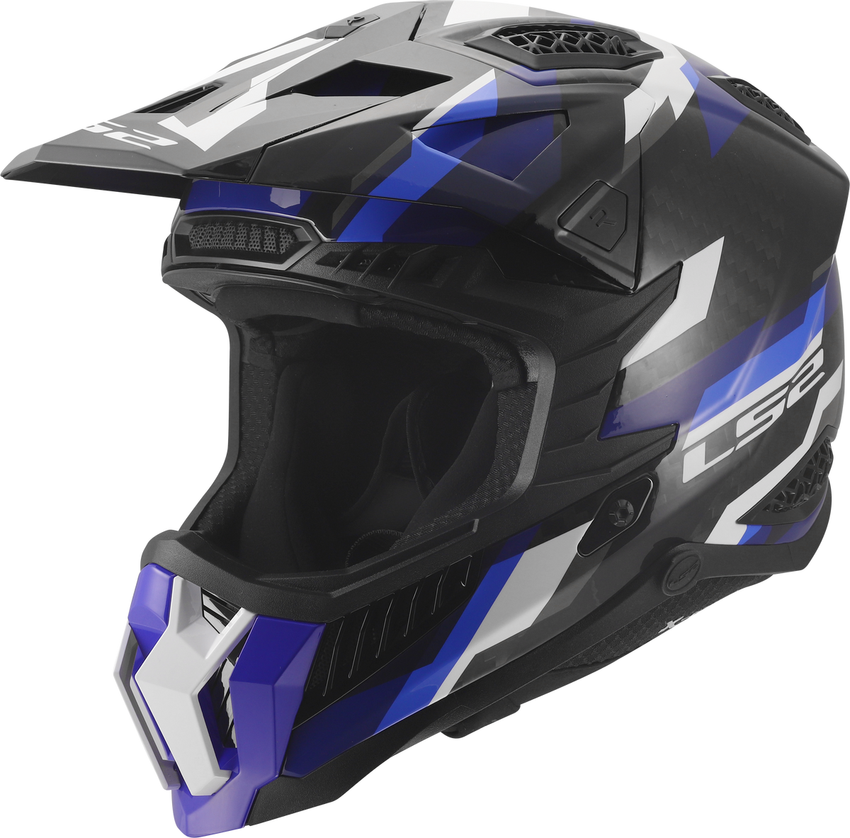 LS2 MX703 X-Force Phantom Motocross Helmet - Blue/White