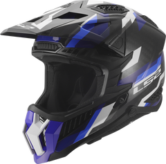 LS2 MX703 X-Force Phantom Motocross Helmet - Blue/White