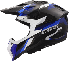 LS2 MX703 X-Force Phantom Motocross Helmet - Blue/White