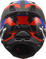 LS2 MX703 X-Force Phantom Motocross Helmet - White/Blue/Red