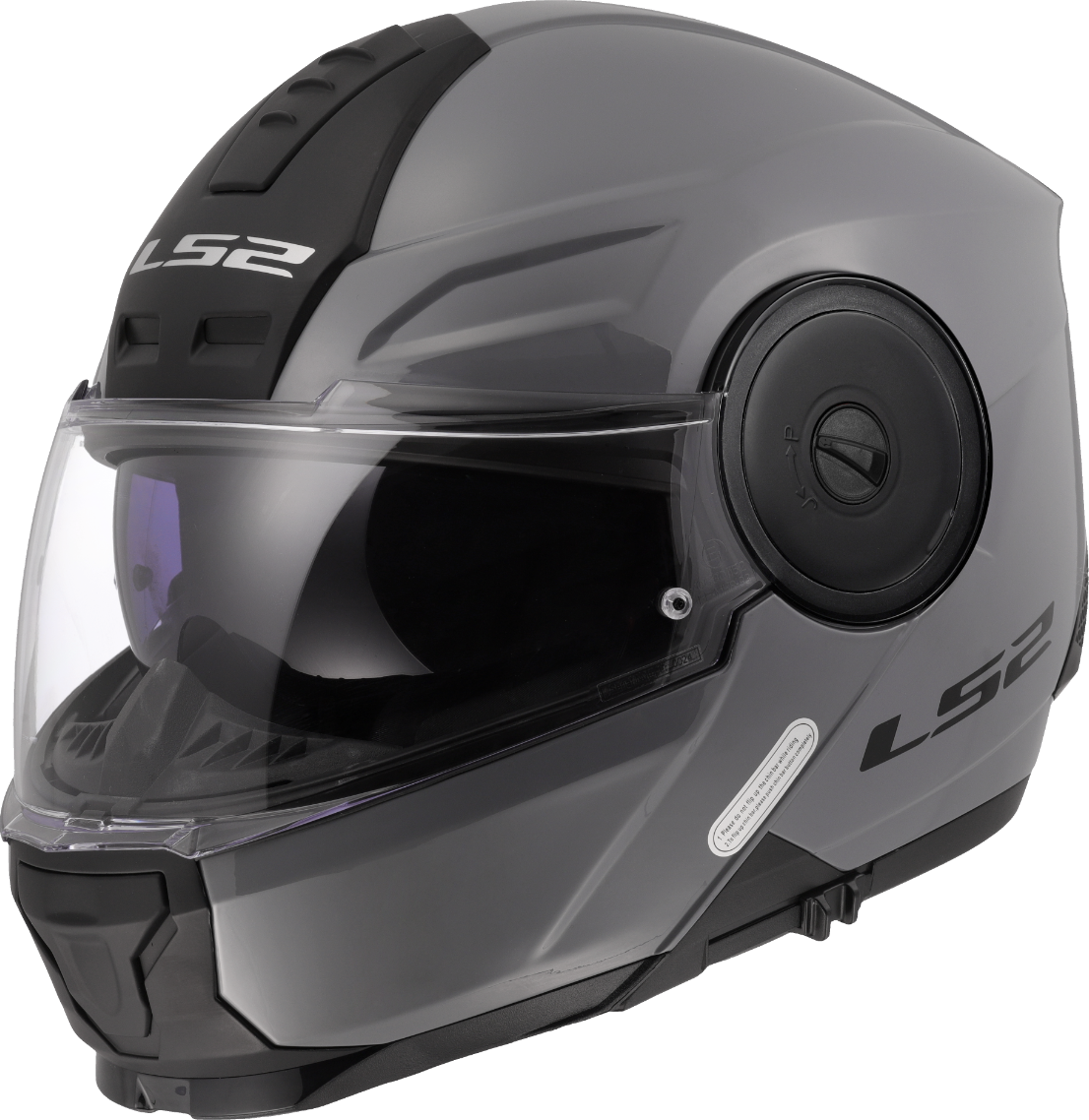 LS2 FF902 Scope II Flip Up Motorcycle Helmet - Nardo Grey